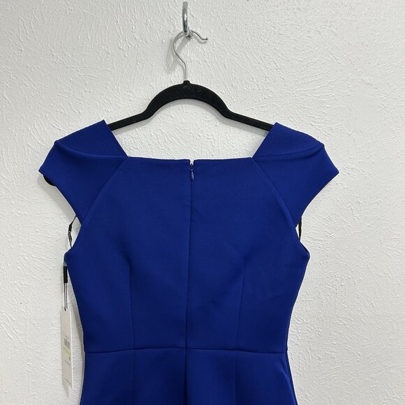 Calvin Klein Blue Midi Dress with Sleek Design - Picture 5 of 11